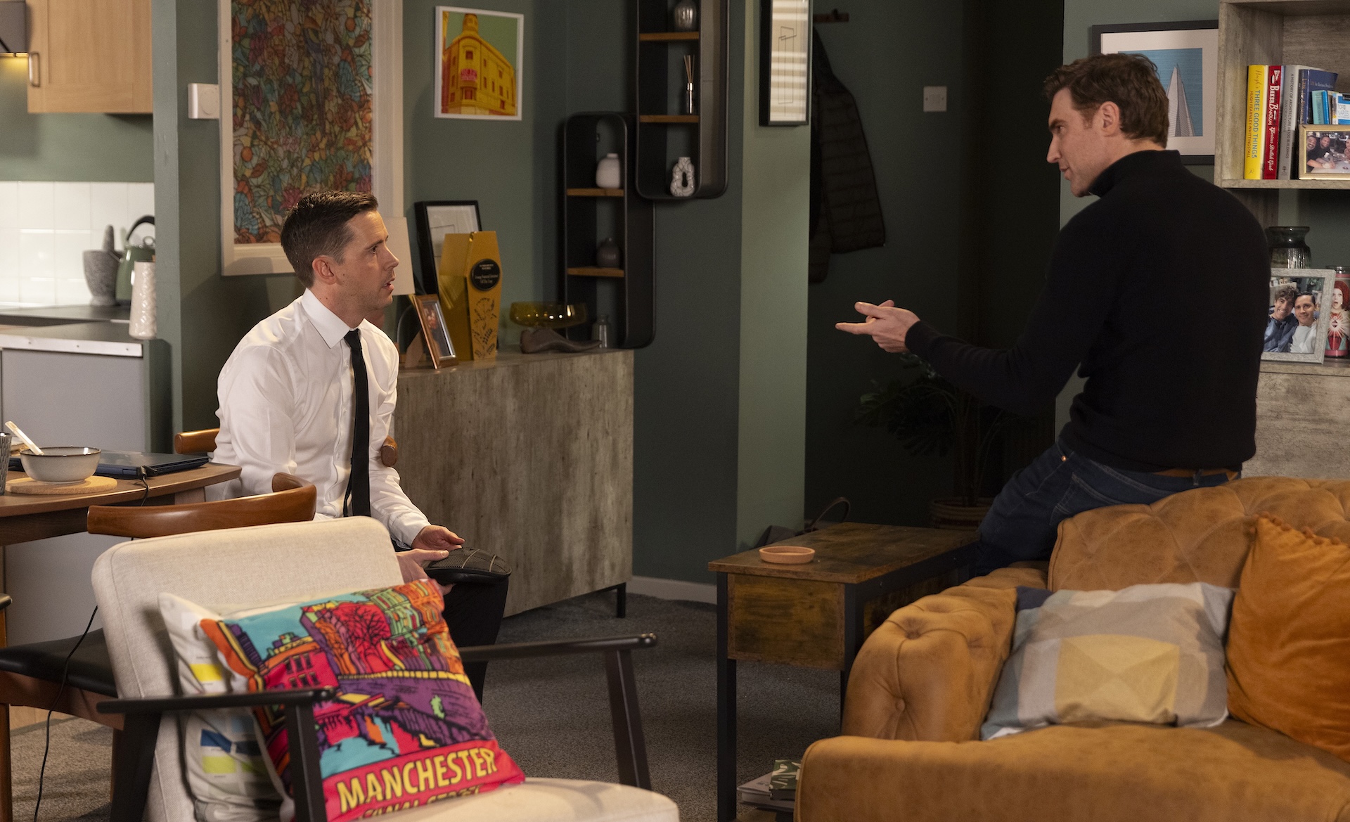 Todd and Theo talking