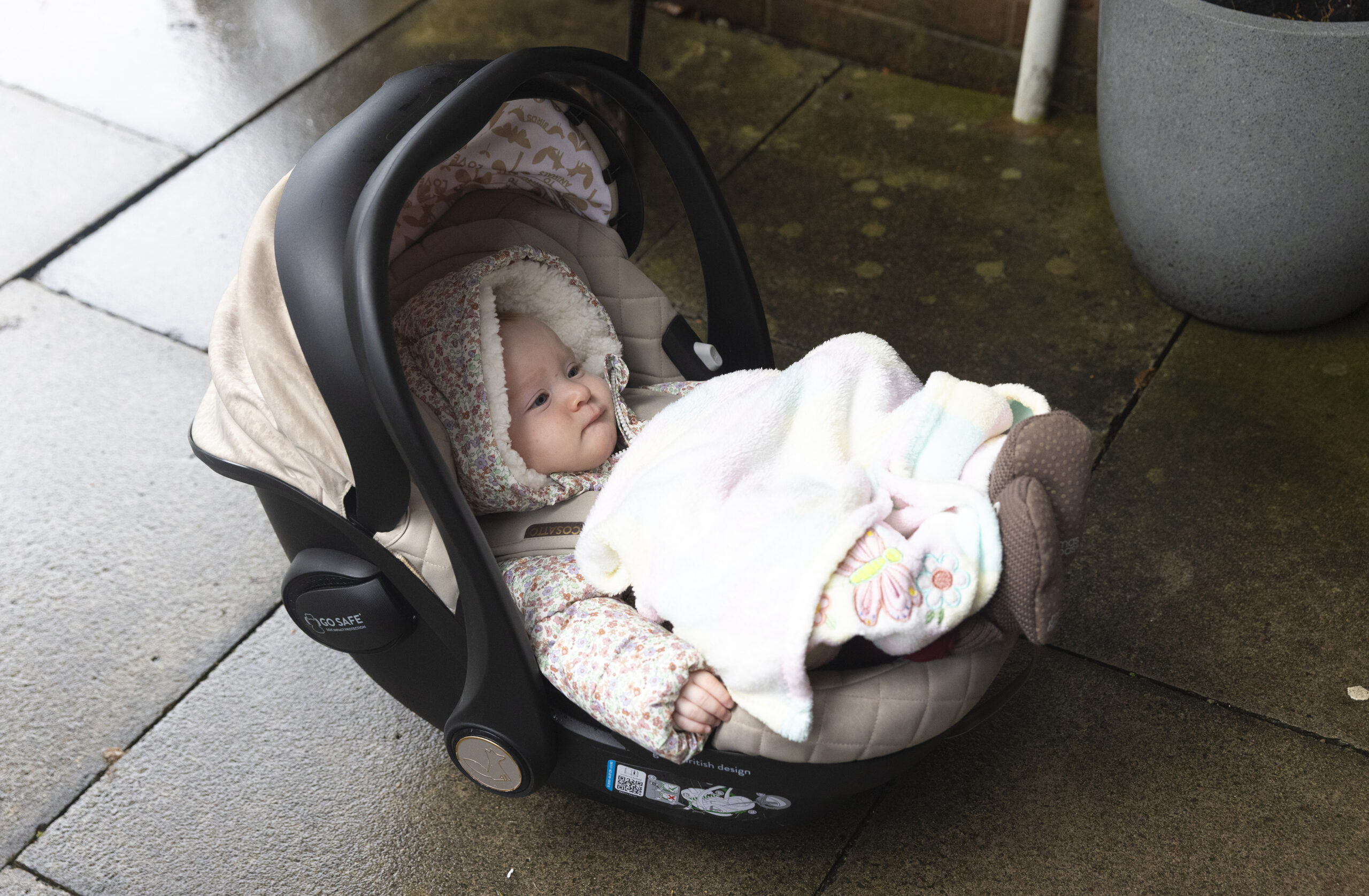 Baby Connie in chair 
