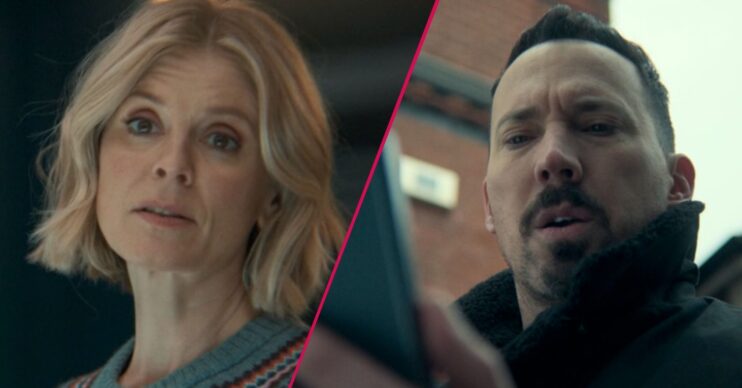 Nikki and Jack holding a phone in Silent Witness series 29