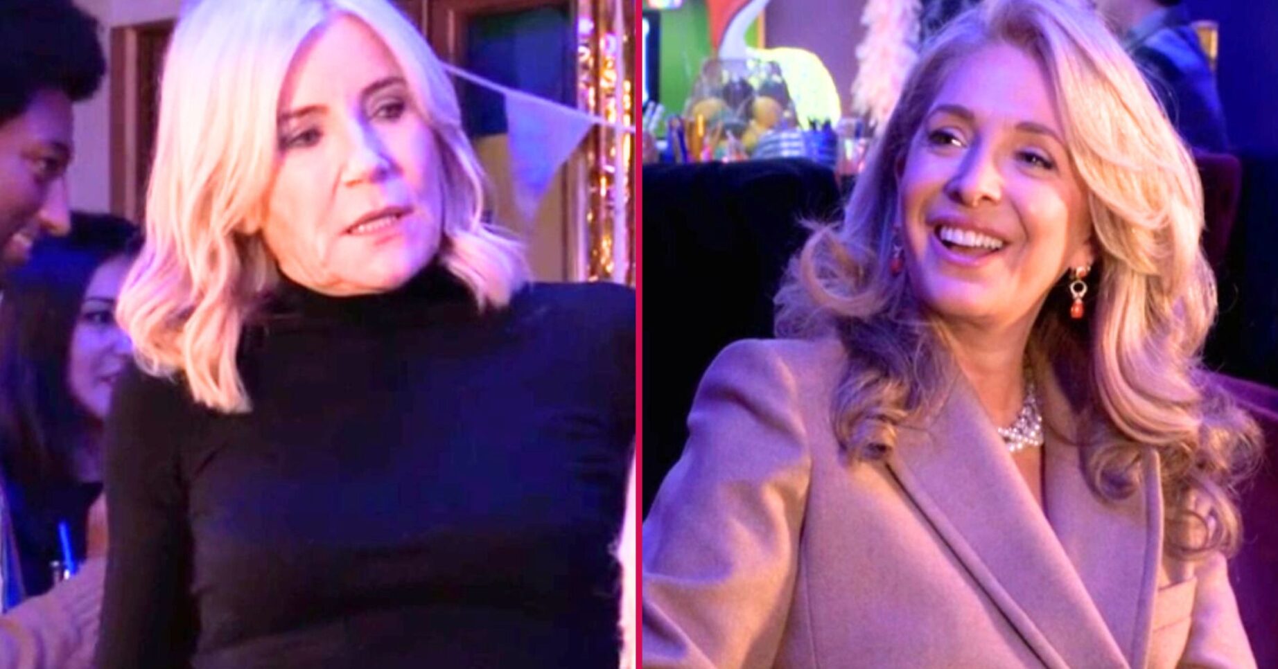 Chrissie and Cindy split image