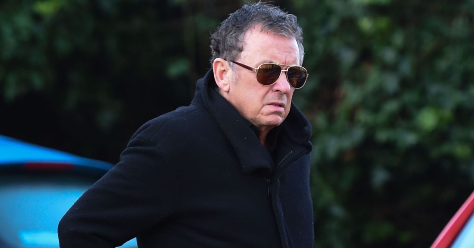 Shane Richie at Linda Nolan's funeral