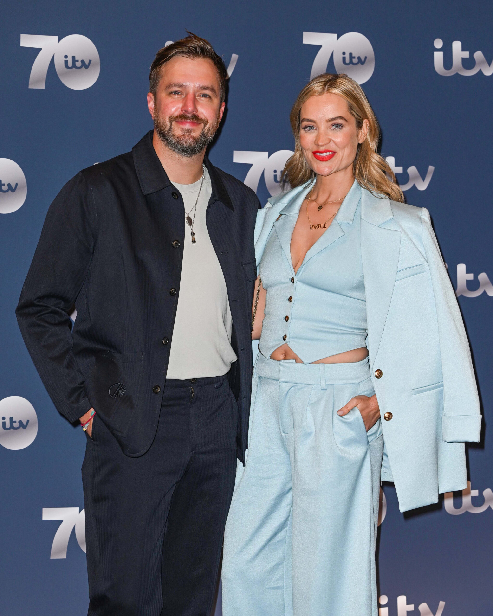 Laura Whitmore and Iain Stirling on the red carpet