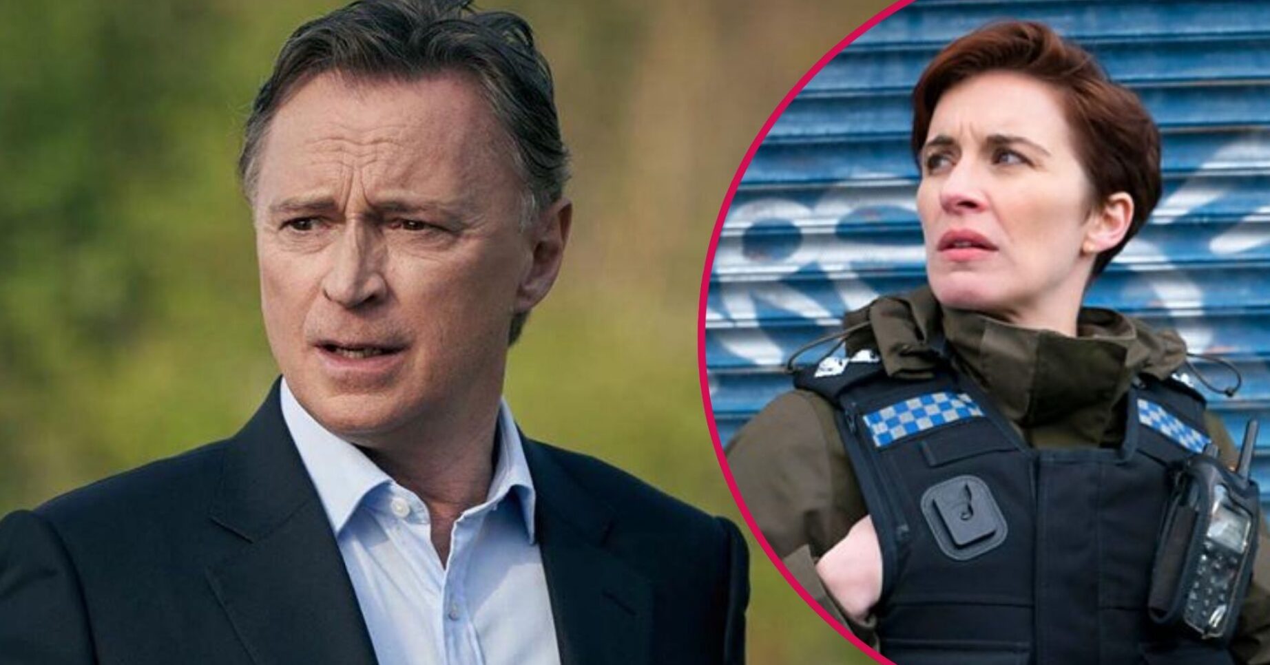 Robert Carlyle in COBRA and Vicky McClure in Line of Duty