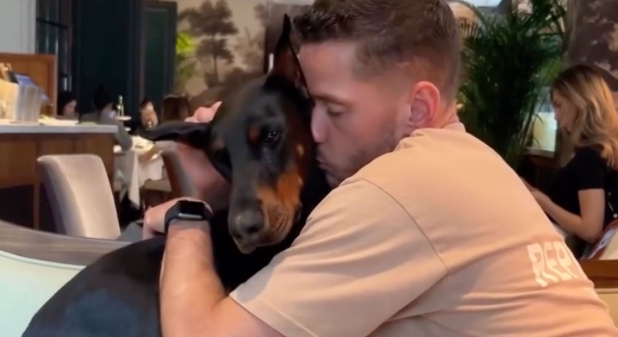 Scott Thomas and dog Juno