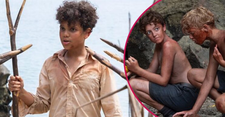 Ralph, Simon, and Jack in Lord of the Flies