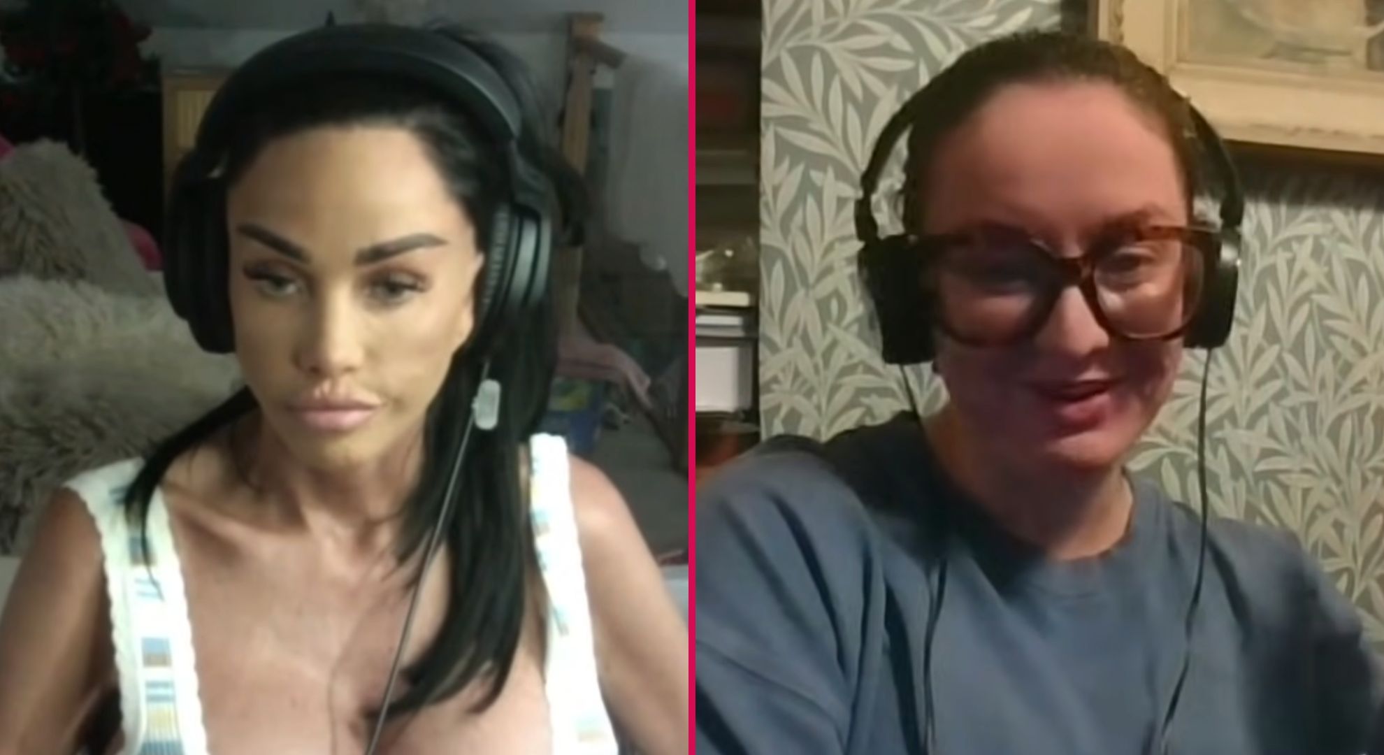 Katie and Sophie Price split