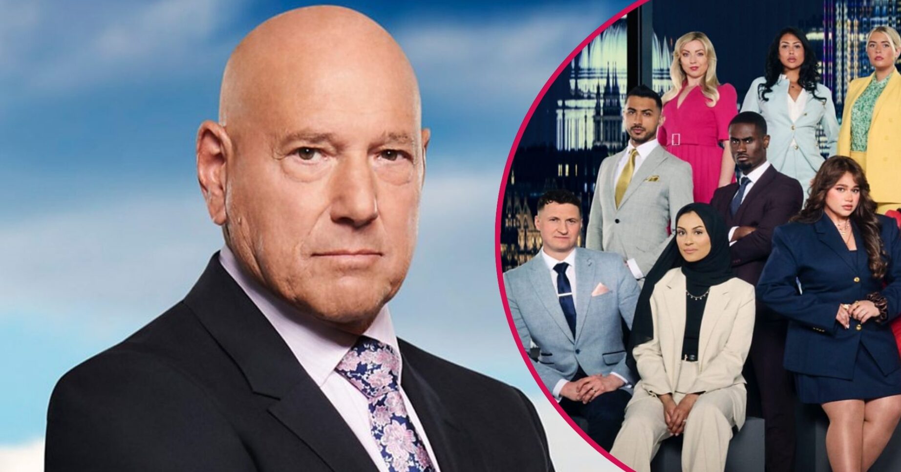 Claude Littner and this year's Apprentice candidates