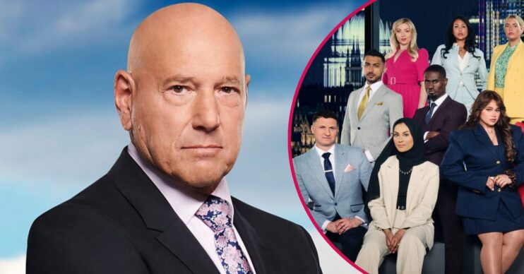 Claude Littner and this year's Apprentice candidates