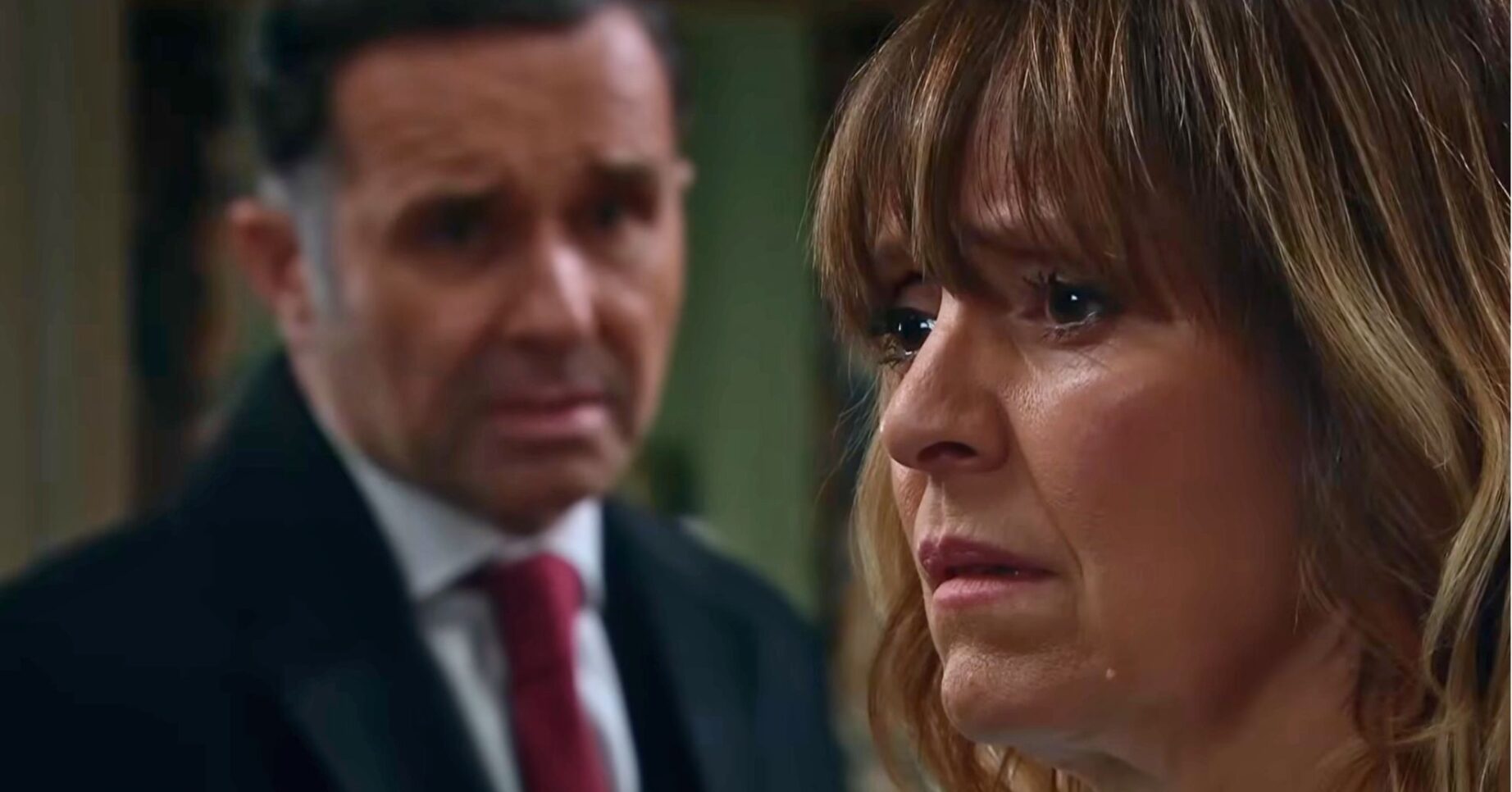 Graham and Rhona in Emmerdale (Credit: ITV)