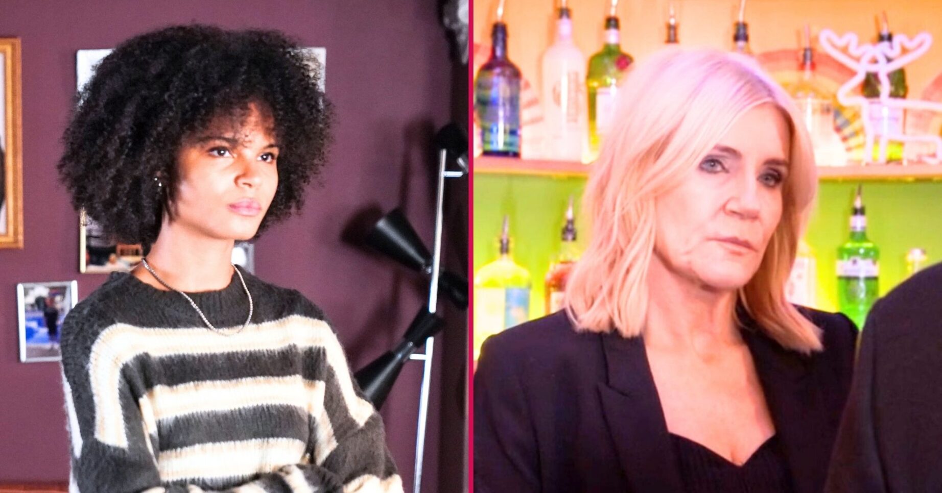 Jasmine and Cindy split image