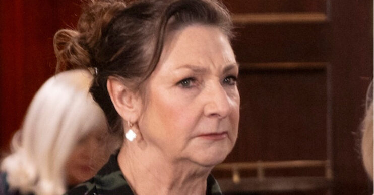 Coronation Street's Maggie angry