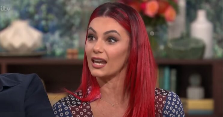Dianne Buswell looking shocked