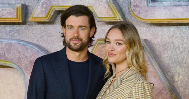 Jack Whitehall and Roxy Horner on the red carpet