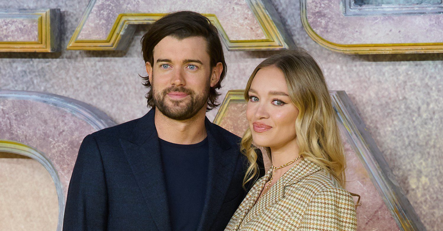 Jack Whitehall and Roxy Horner on the red carpet