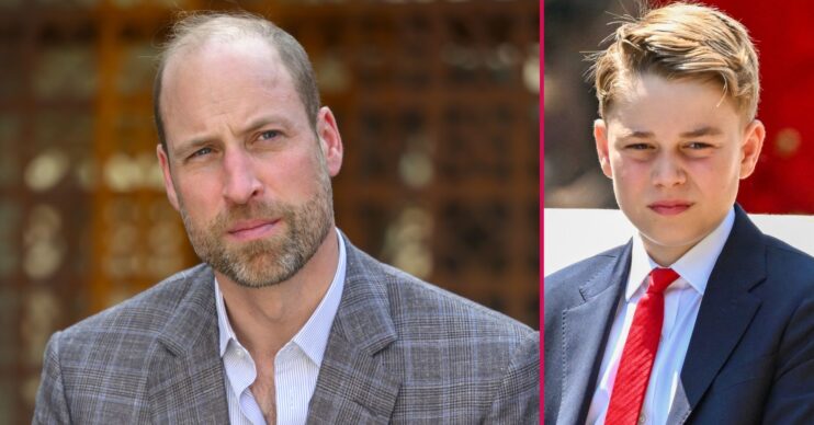 ED composite of Prince William and Prince George at events