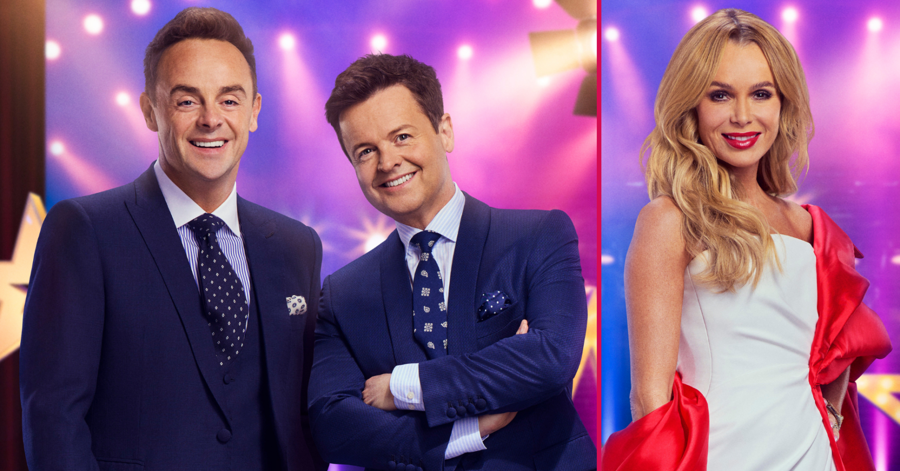 Ant and Dec and Amanda Holden