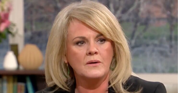 Sally looking serious