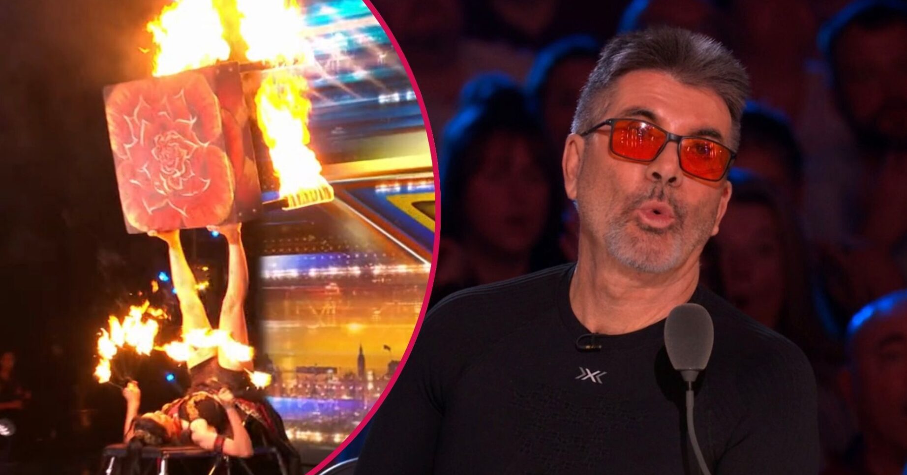 Liwei and Simon Cowell on Britain's Got Talent