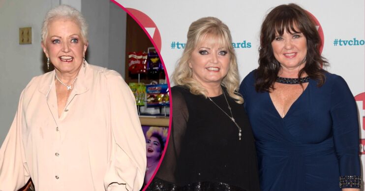 Linda Nolan smiling / Linda and Coleen Nolan on the red carpet