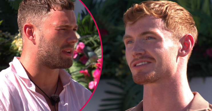Curtis and Jack on Love Island