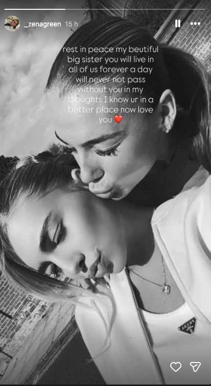 Honor and her sister Zena