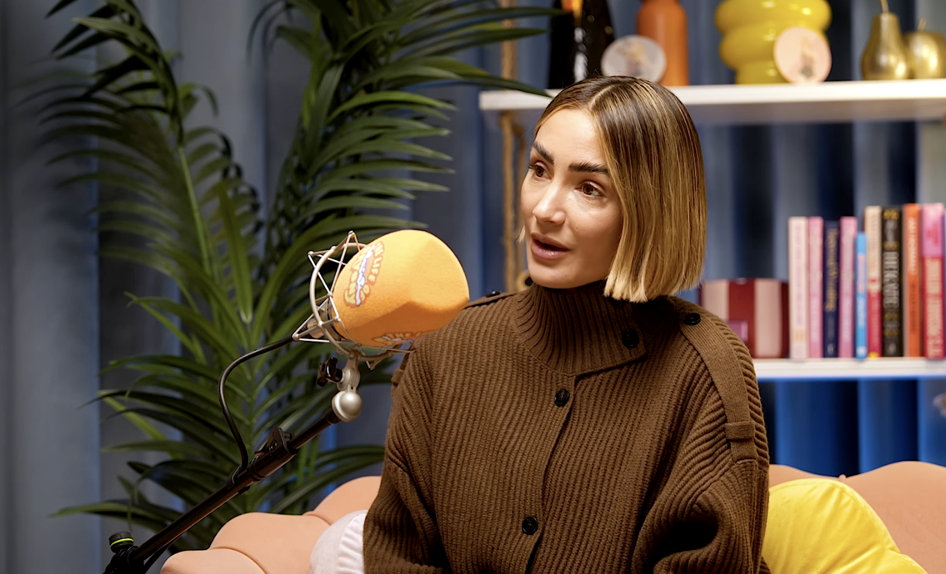 Frankie Bridge on podcast emotional