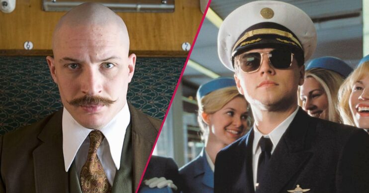 Tom Hardy in Bronson and Leonardo DiCaprio in Catch Me If You Can