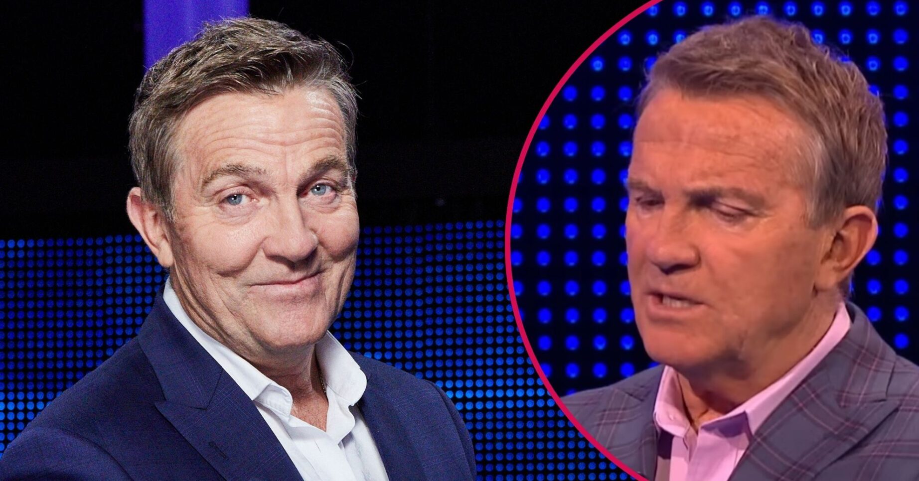 ED comp: Bradley Walsh smiling / annoyed on The Chase