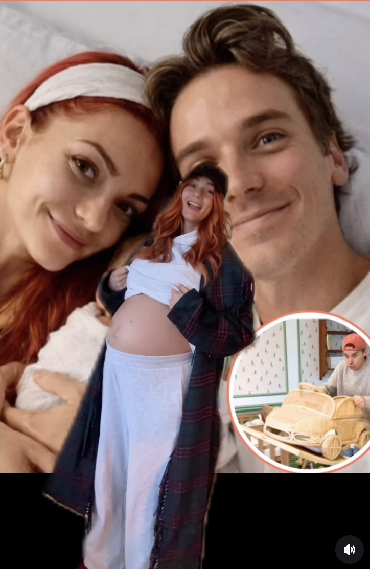 Joe Sugg, Dianne Buswell Instagram video on AI photos