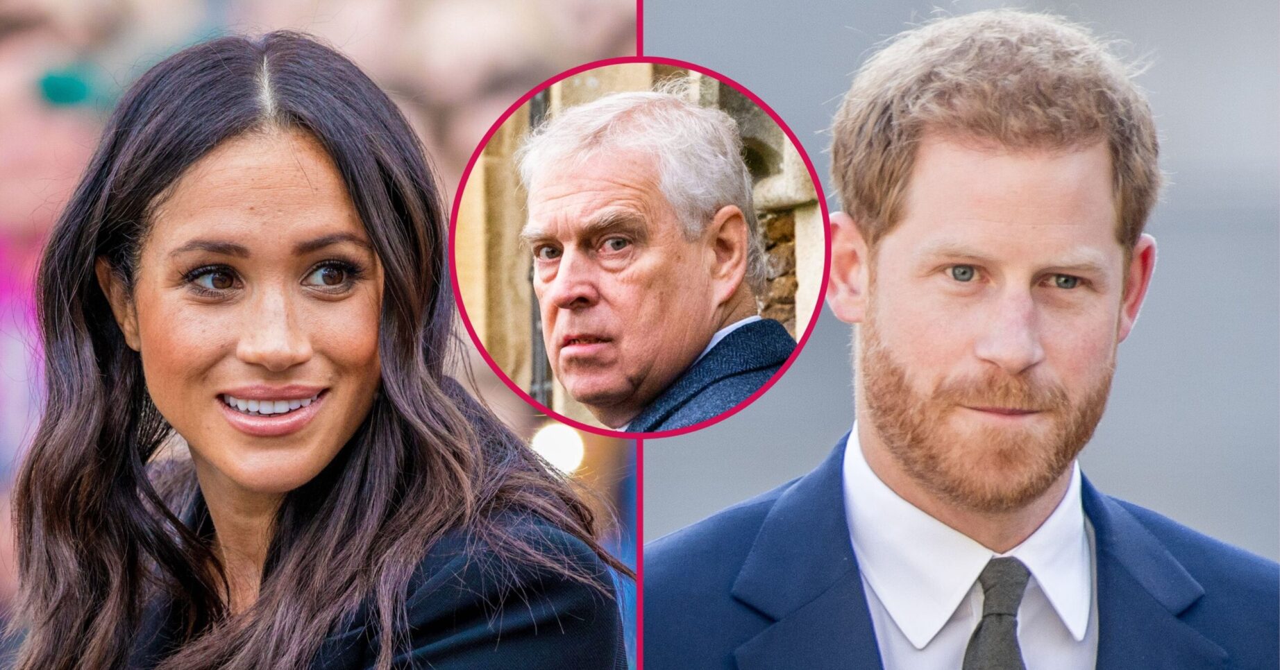 ED composite of Meghan Markle, Andrew Mountbatten-Windsor and Prince Harry