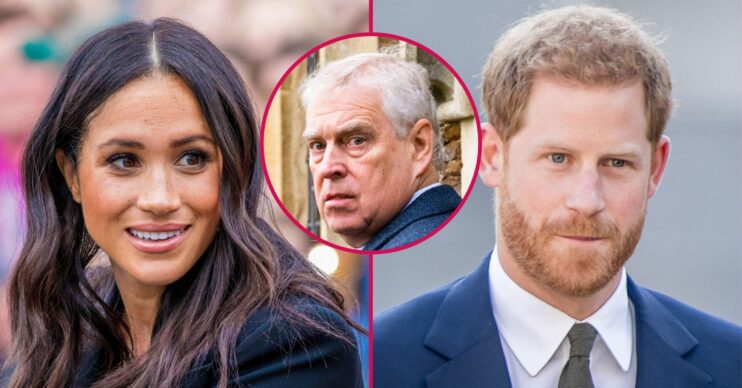 ED composite of Meghan Markle, Andrew Mountbatten-Windsor and Prince Harry