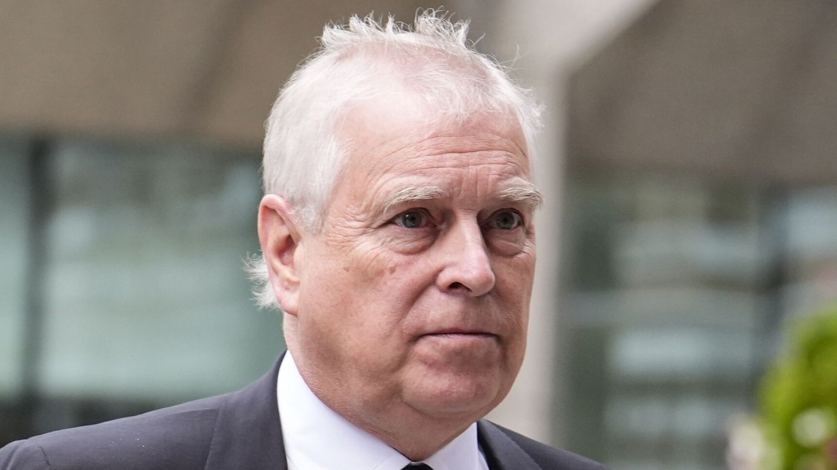 Andrew Mountbatten-Windsor outside