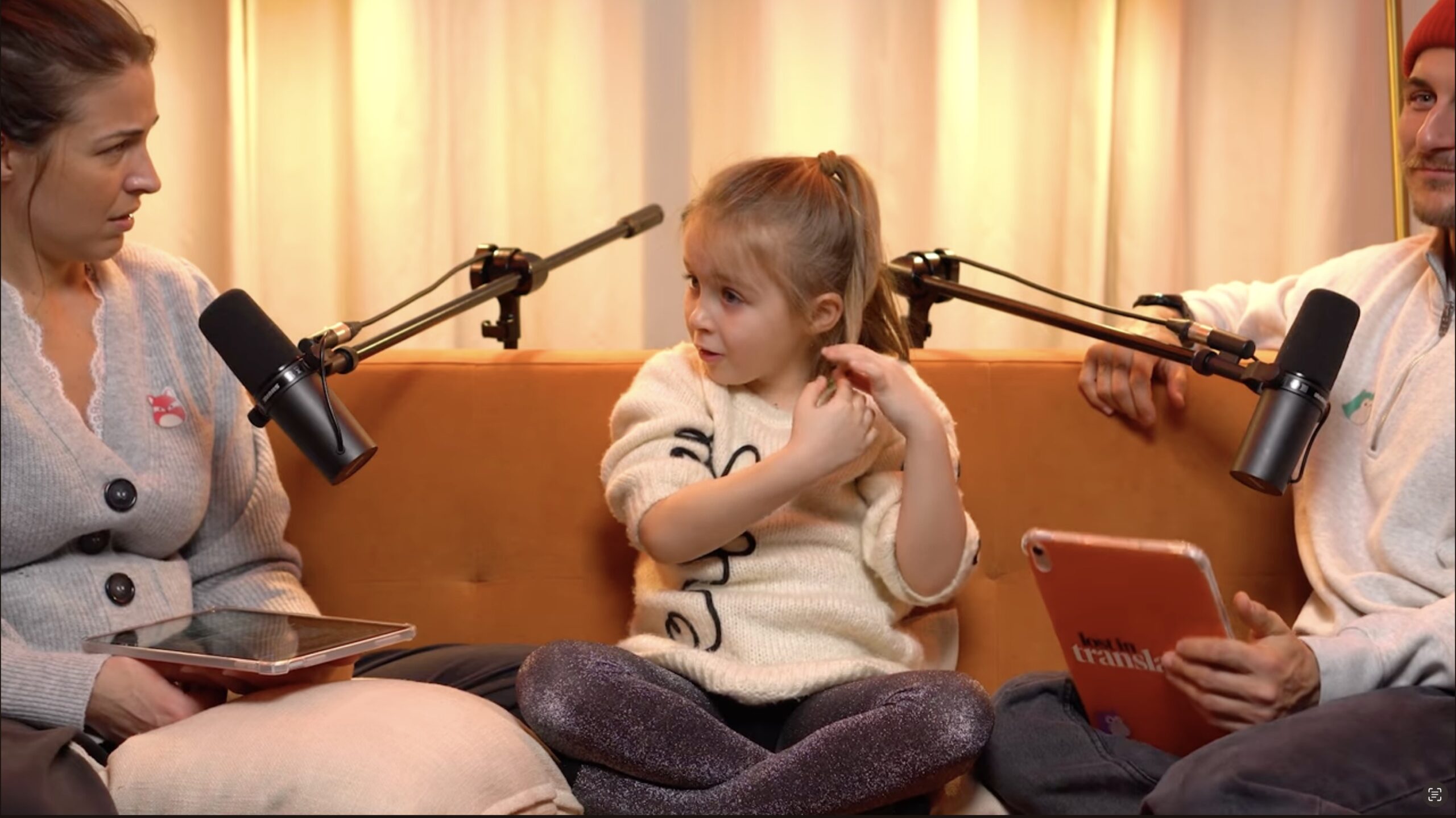 Mia on Gemma Atkinson and Gorka Marquez's podcast