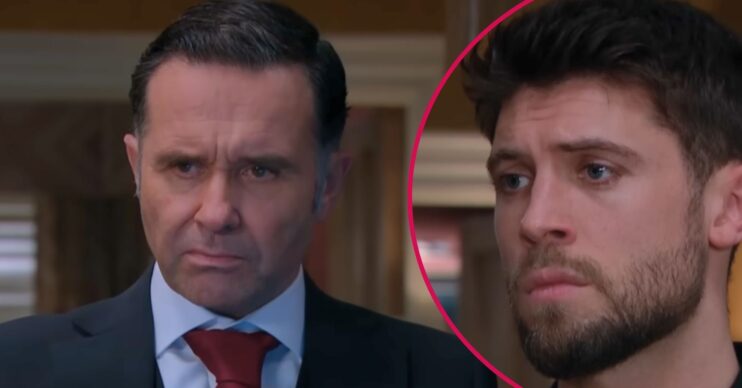 Graham and Joe in Emmerdale (Credit: ITV/comp ED!)