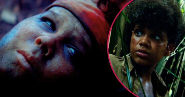 Piggy and Ralph in Lord of the Flies