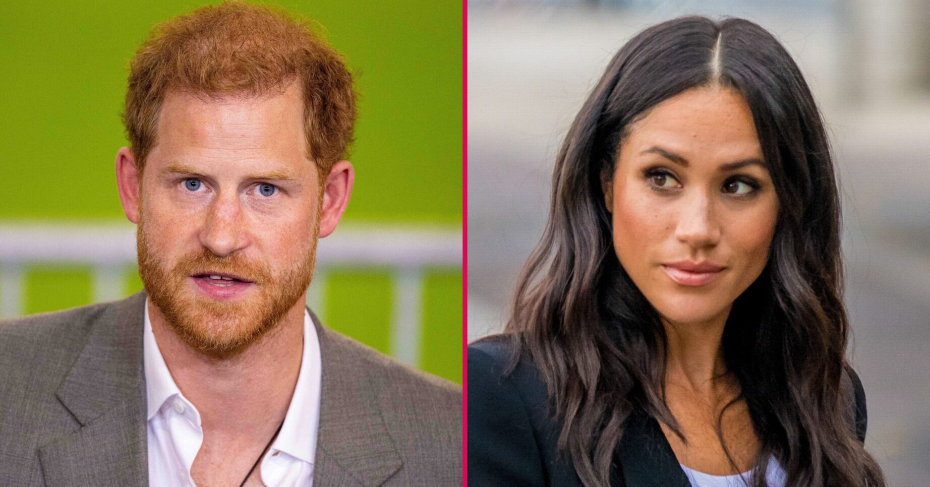 Harry and Meghan smiling