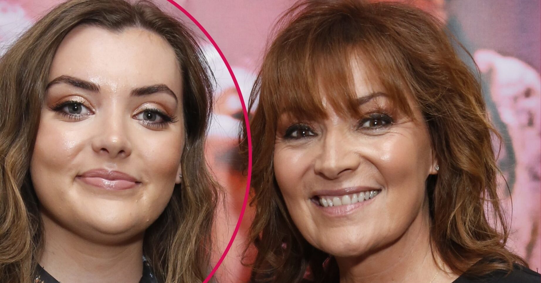 Rosie Kelly Smith and Lorraine Kelly smiling