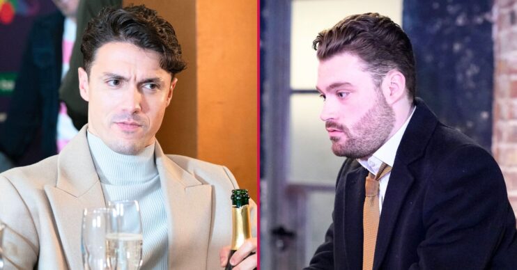 Johnny and Tim split image