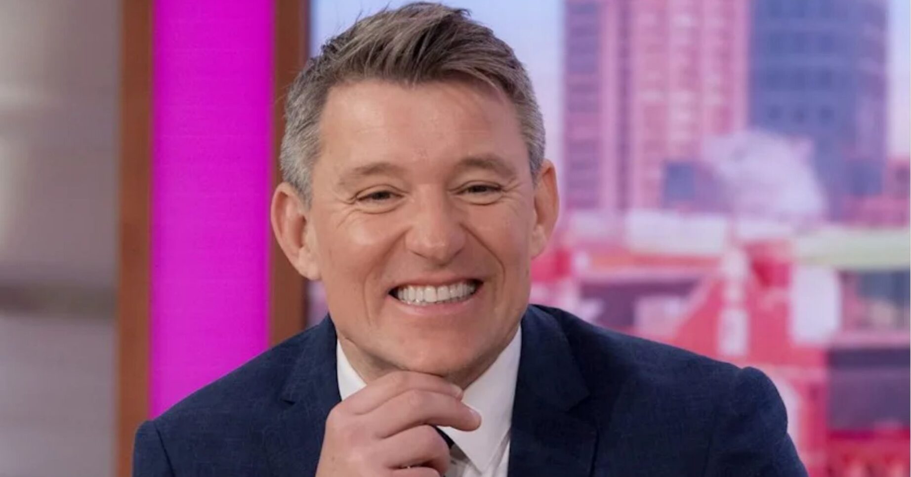 Ben Shephard smiling