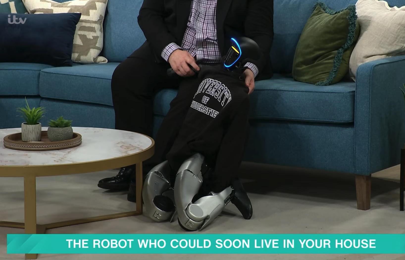 Harold the robot on This Morning