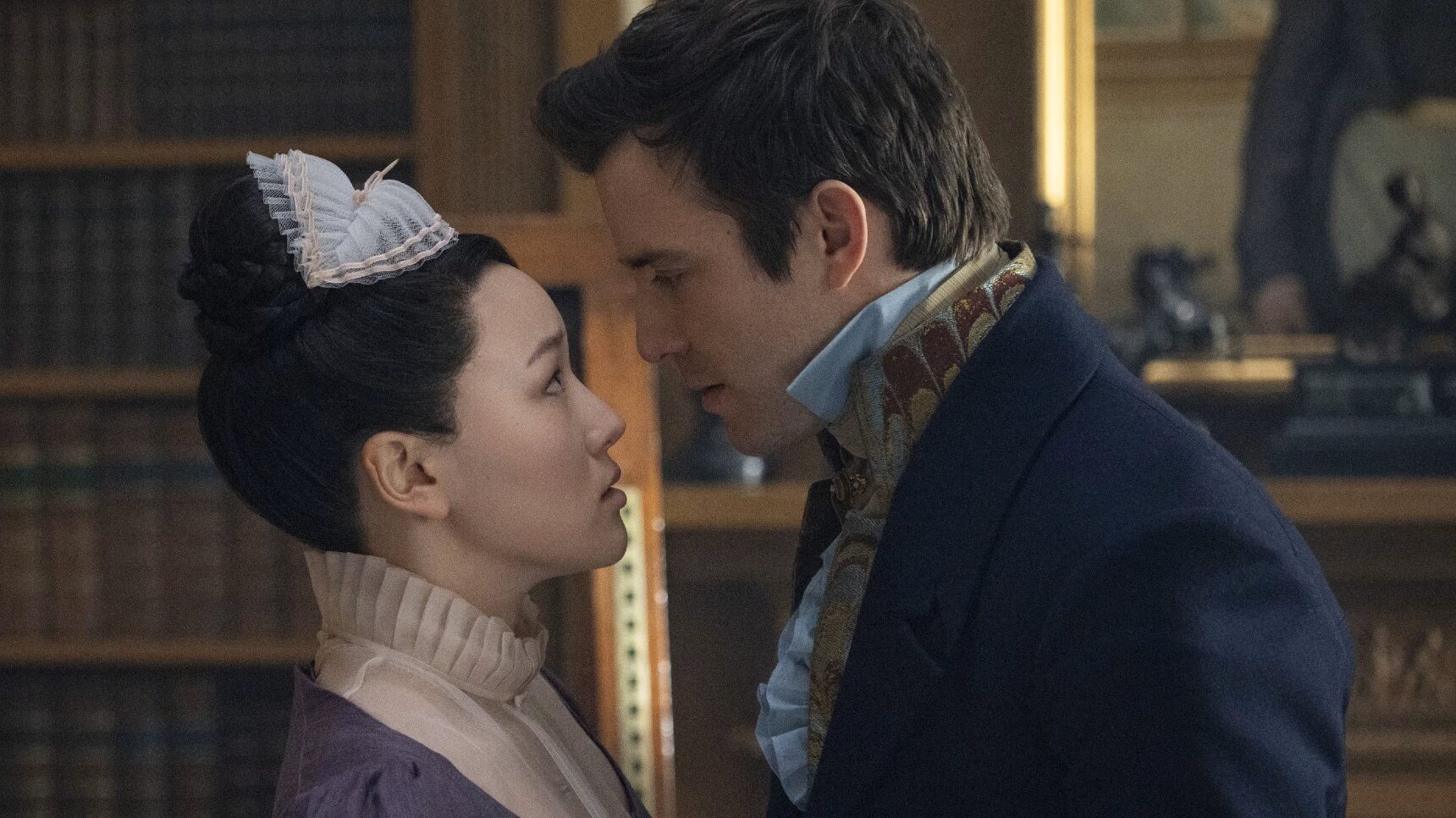 Benedict and Sophie in Bridgerton season 4