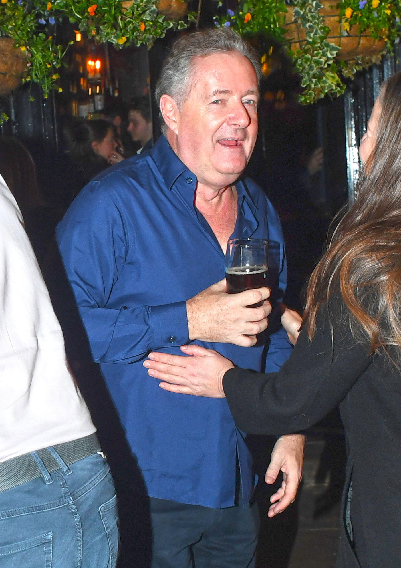 Piers Morgan looking in front