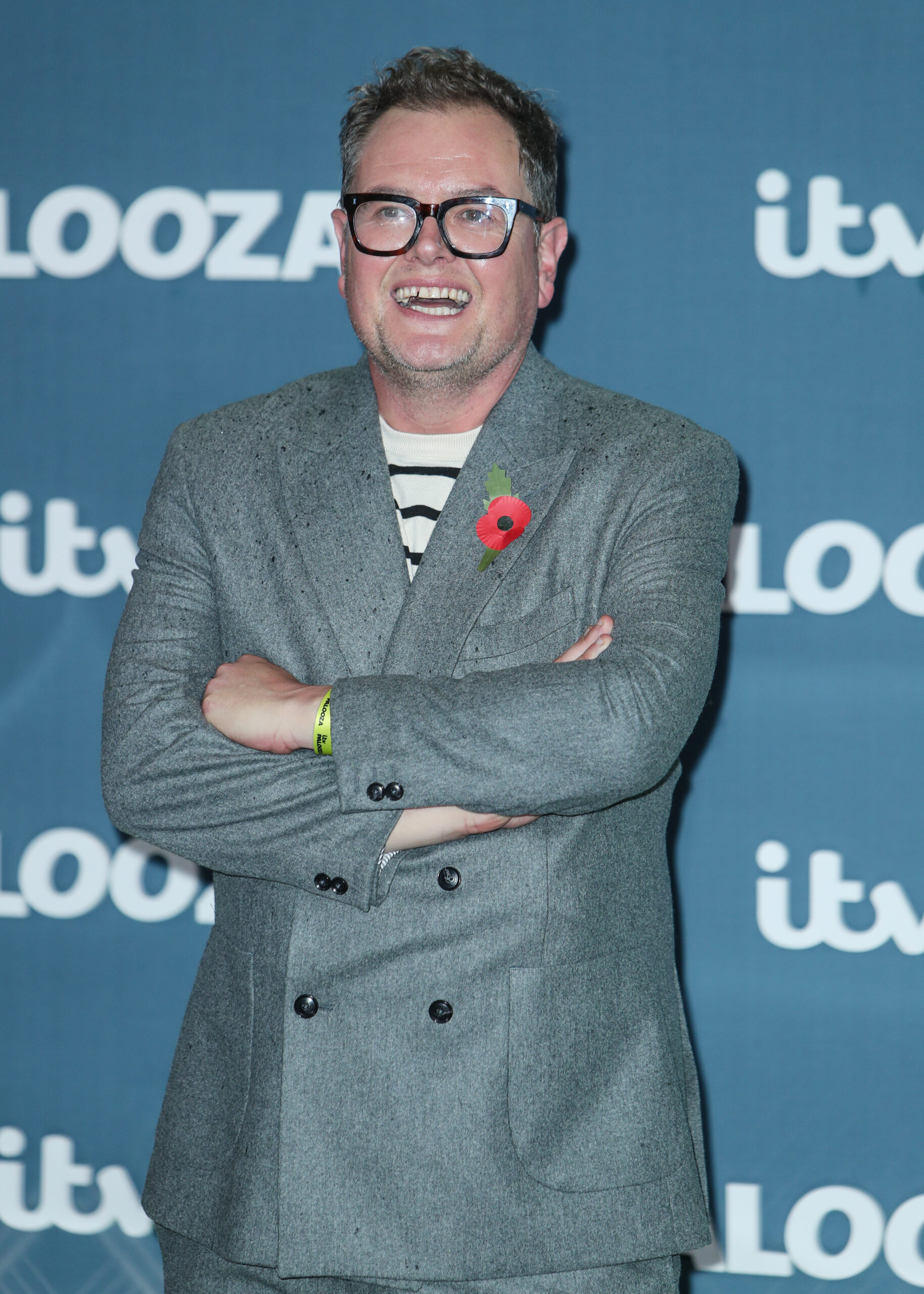 Alan Carr laughing at event 