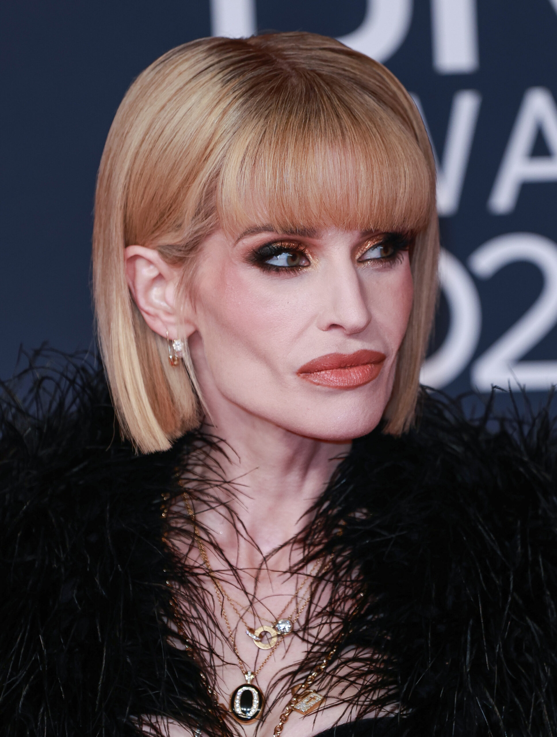 Kelly Osbourne on the BRITs red carpet