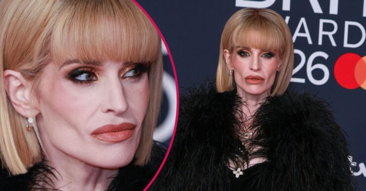 Kelly Osbourne on the BRITs red carpet