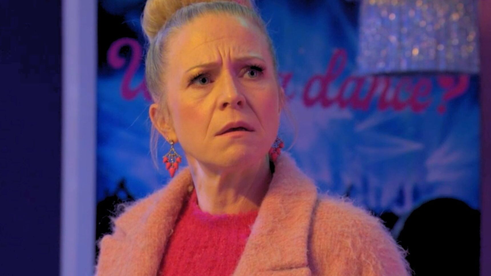 Linda looks upset in The Albert