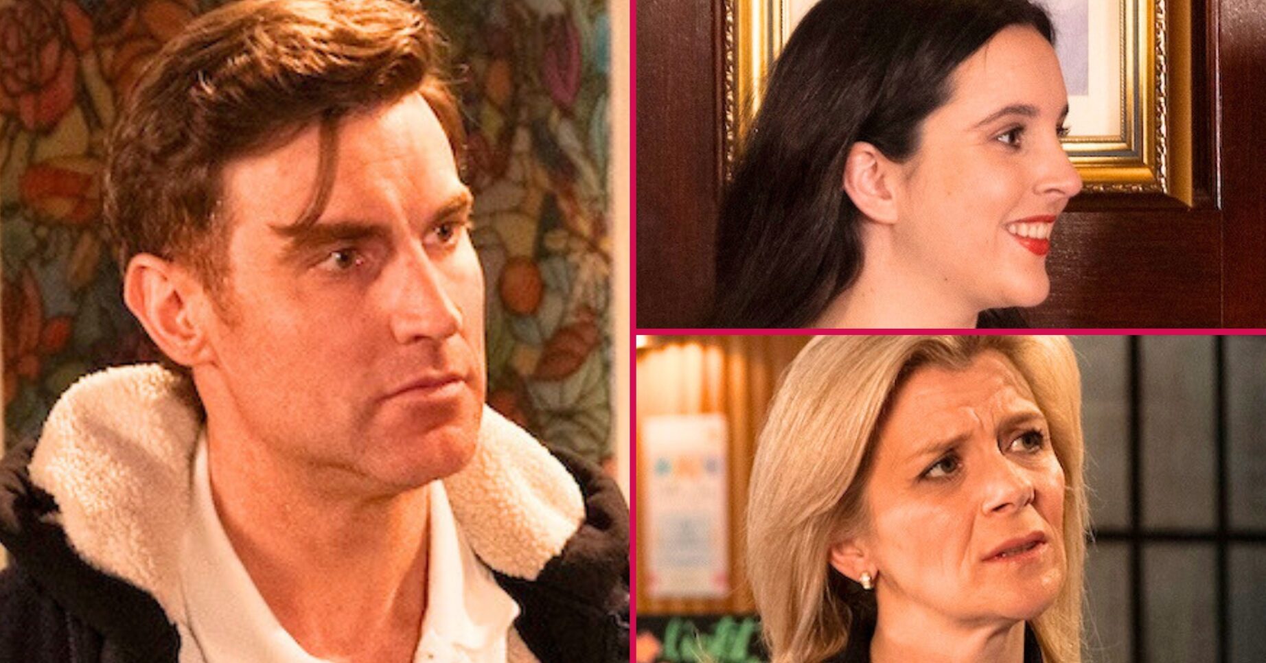 Coronation Street's Theo, Amy, Leanne