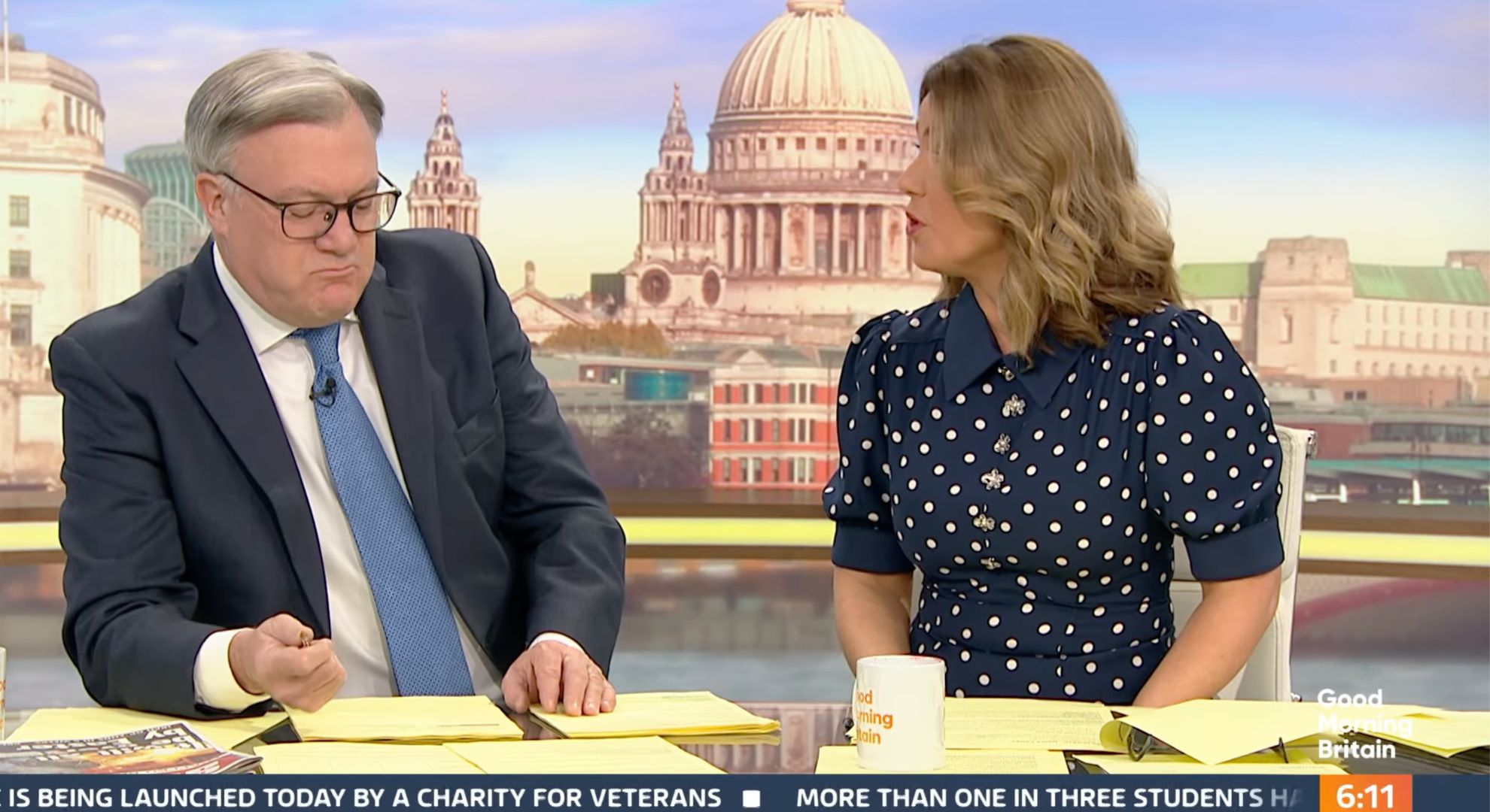 Ed Balls and Susanna Reid on GMB