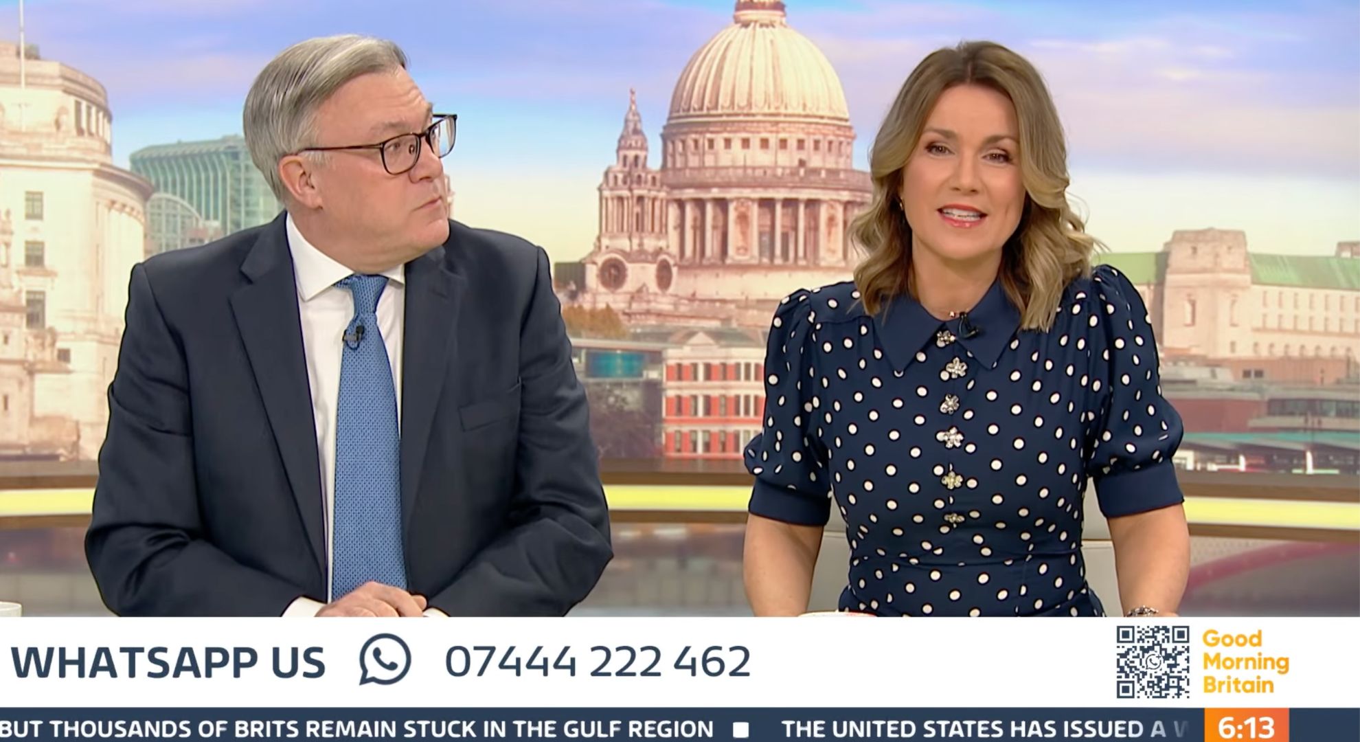 Ed Balls and Susanna Reid on GMB