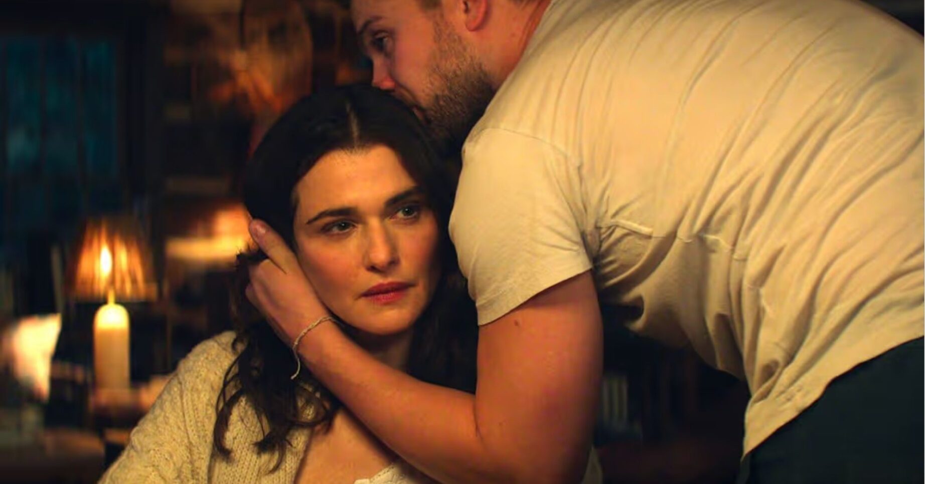 Rachel Weisz and Leo Woodall in Vladimir